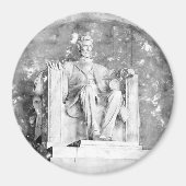 Lincoln Memorial Aqucolor Magnet (Vorne)