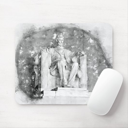 Lincoln Memorial Aqucolor Mousepad (Mit Mouse)