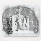 Lincoln Memorial Aqucolor Mousepad (Vorne)