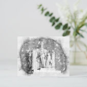 Lincoln Memorial Aqucolor Postkarte (Stehend Vorderseite)