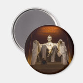 Lincoln Memorial At Night - Washington D.C. Magnet (Vorderseite/Rückseite)