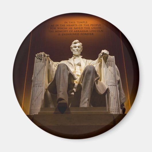 Lincoln Memorial At Night - Washington D.C. Magnet (Vorne)