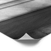 Lincoln Memorial B&W Poster (Ecke)