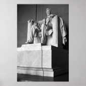 Lincoln Memorial B&W Poster (Vorne)