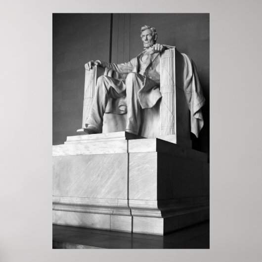 Lincoln Memorial B&W Poster (Vorne)