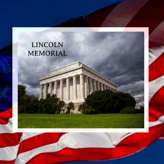Lincoln Memorial Celebrate 250 Postkarte