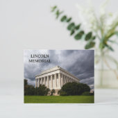 Lincoln Memorial feiert 250 Postkarte (Stehend Vorderseite)