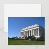 Lincoln Memorial in Springtime Postkarte (Vorne/Hinten)