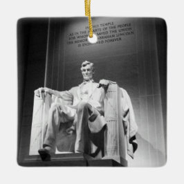 Lincoln Memorial Keramikornament