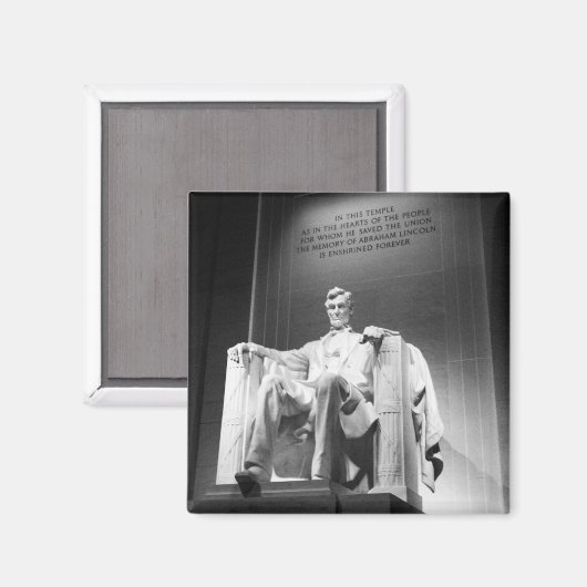 Lincoln Memorial Magnet (Vorderseite/Rückseite)