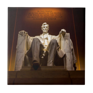Lincoln Memorial nachts - Washington DC Fliese