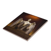 Lincoln Memorial nachts - Washington DC Fliese (Seite)