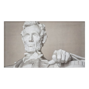 Lincoln Memorial Namenschild