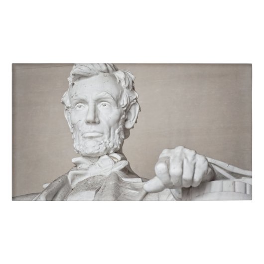 Lincoln Memorial Namenschild (Vorderseite)