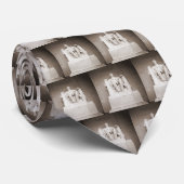 Lincoln Memorial Neck Tie (Sepia) Krawatte (Gerollt)