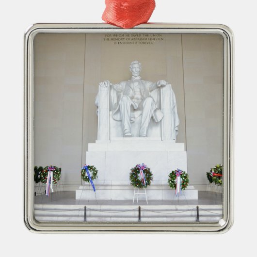 Lincoln Memorial. Ornament Aus Metall (Vorne)