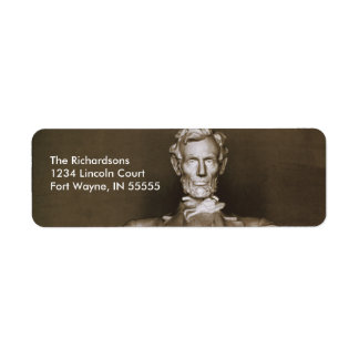 Lincoln Memorial Personalisiert Address Labels