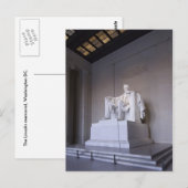 Lincoln Memorial Postcard Postkarte (Vorne/Hinten)