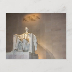 Lincoln Memorial Postcard Postkarte