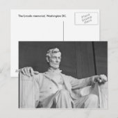 Lincoln Memorial Postcard Postkarte (Vorne/Hinten)