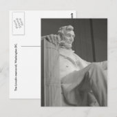 Lincoln Memorial Postcard Postkarte (Vorne/Hinten)