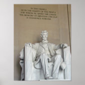Lincoln Memorial Poster (Vorne)