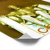 Lincoln Memorial Poster .motivierend (Ecke)