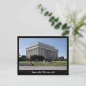 Lincoln Memorial Postkarte (Stehend Vorderseite)
