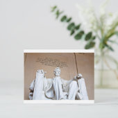 Lincoln Memorial Postkarte (Stehend Vorderseite)