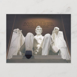 Lincoln Memorial Postkarte