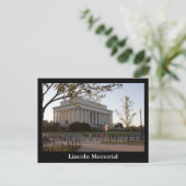 Lincoln Memorial Postkarte (Stehend Vorderseite)