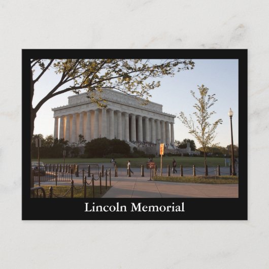Lincoln Memorial Postkarte (Vorderseite)