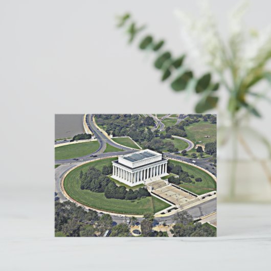 Lincoln Memorial Postkarte (Stehend Vorderseite)