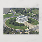 Lincoln Memorial Postkarte (Vorderseite)