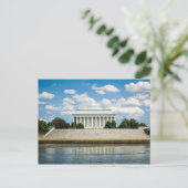 Lincoln Memorial Postkarte (Stehend Vorderseite)