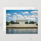 Lincoln Memorial Postkarte (Vorne/Hinten)