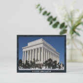 Lincoln Memorial Postkarte (Stehend Vorderseite)