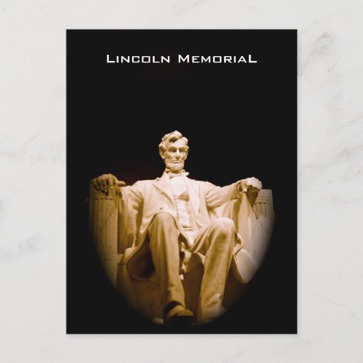 Lincoln Memorial Postkarte (Vorderseite)