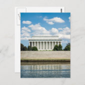Lincoln Memorial Postkarte (Vorne/Hinten)