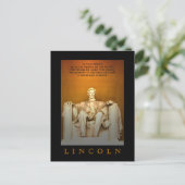 Lincoln Memorial Postkarte (Stehend Vorderseite)