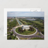 Lincoln Memorial Postkarte (Vorne/Hinten)