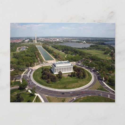Lincoln Memorial Postkarte (Vorderseite)