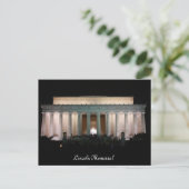 Lincoln Memorial Postkarte (Stehend Vorderseite)