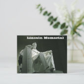 Lincoln Memorial Postkarte (Stehend Vorderseite)