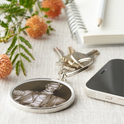 Lincoln Memorial Schlüsselkette Schlüsselanhänger (Seite)