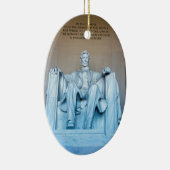 Lincoln Memorial Skulptur Washington DC Keramikornament (Rechts)