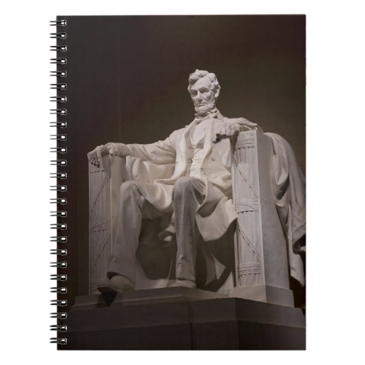 Lincoln Memorial Spiral Notebook Notizblock (Vorderseite)