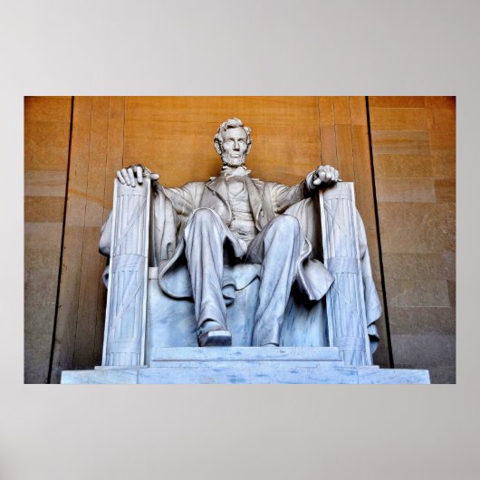 Lincoln Memorial Statue, Washington D.C. Poster (Vorne)