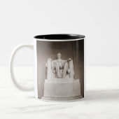 Lincoln Memorial-Tasse Zweifarbige Tasse (Links)