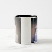 Lincoln Memorial-Tasse Zweifarbige Tasse (Mittel)